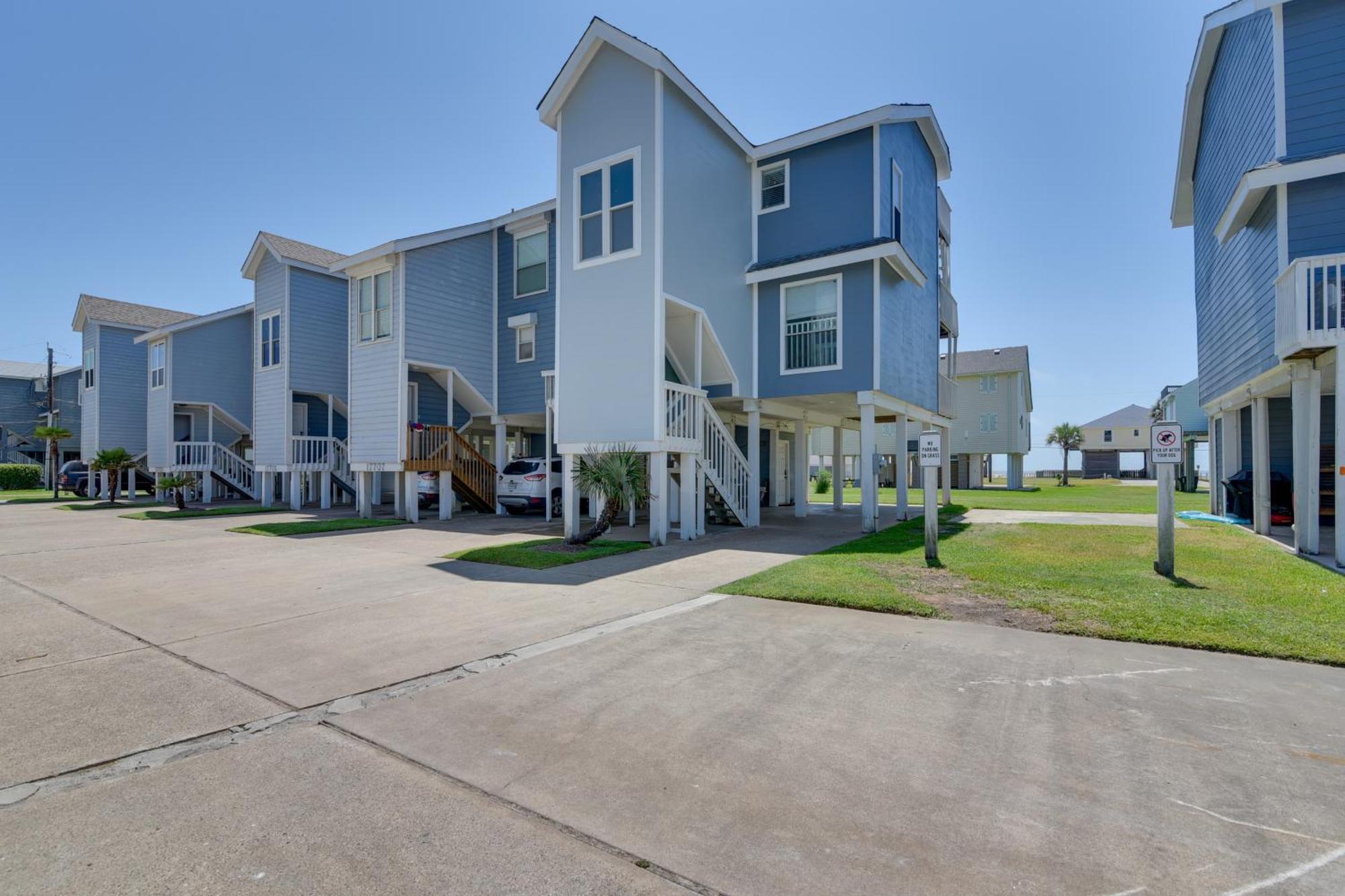 Galveston Townhome With Balconies Walk To Beach! Exterior foto